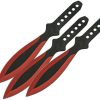 Top Selling Cn211415Rd Throwing Knife Set Red | * Hot