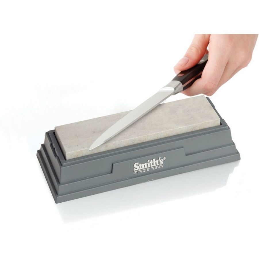 Top Selling Ac50078 Smith'S Medium Arkansas Bench Stone Knife Sharpener 6 Inch | * New