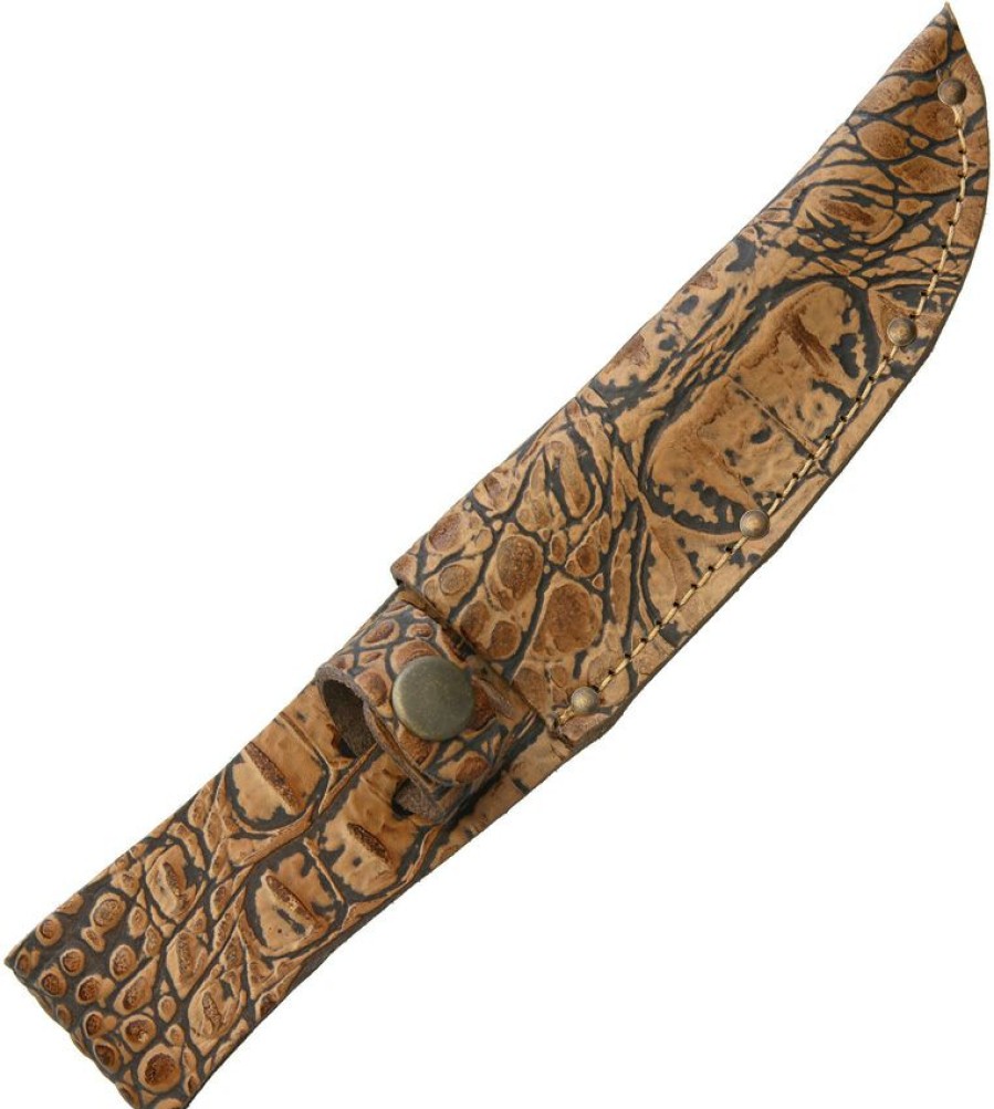 Online Sales Sh1187 Fixed Blade Knife Belt Sheath Alligator | * Best