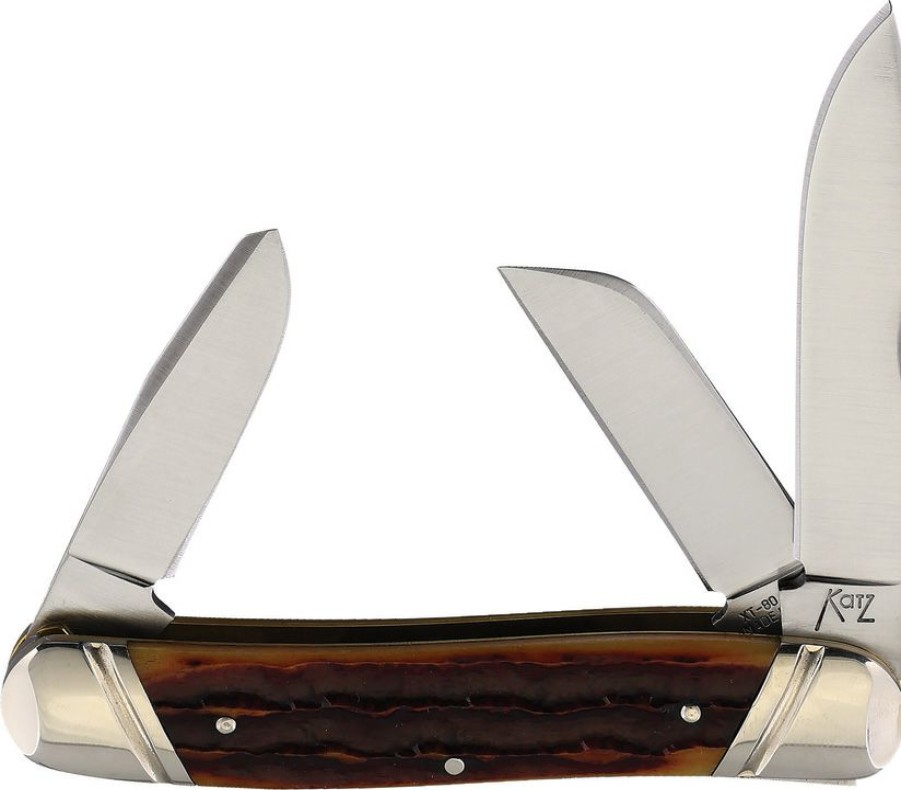 Top Sellers Kzsdpsb Katz Stockman Drop Point Pocket Knife | * Online