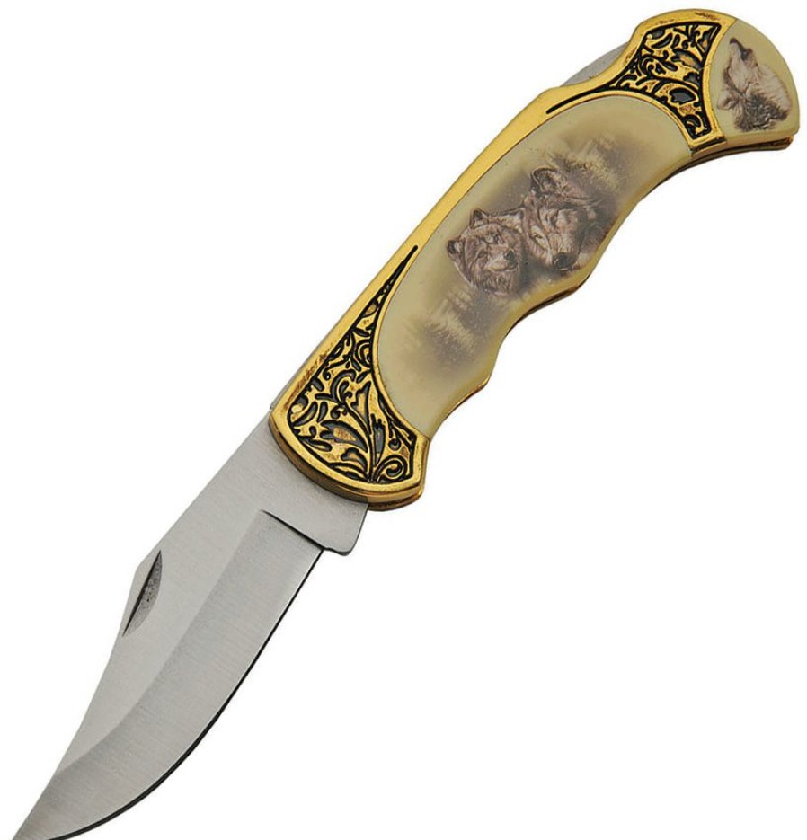 Online Sales Cn211411Wf Wolf Lockback Pocket Knife | * Best