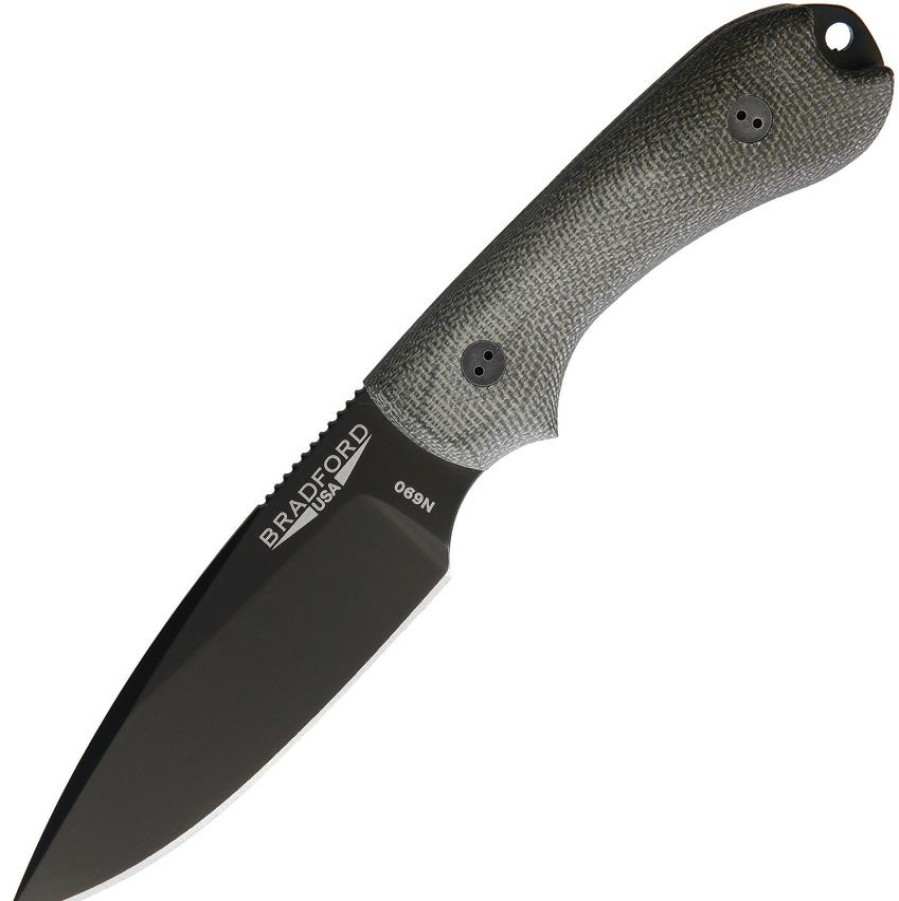 Clearance Sale Brad3Fe102B Bradford Guardian 3 Fixed Blade Knife Dlc Od Green | * Wholesale