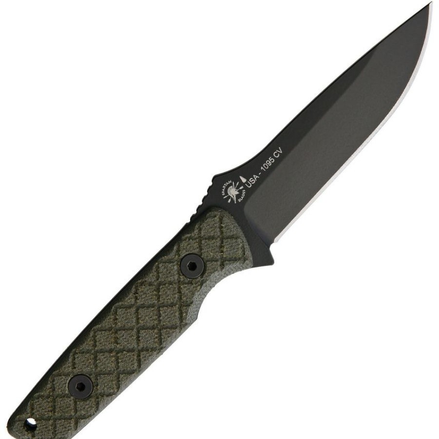 Tendy Style Sbsl004Bkgr Spartan Blades Alala Fixed Blade Knife Green | * Clearance