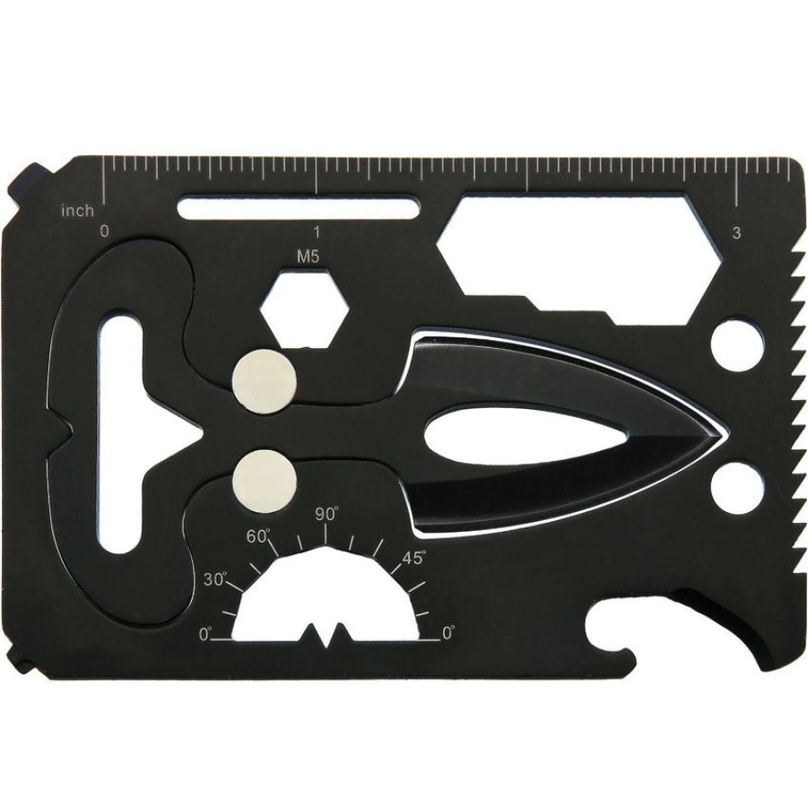 Exp63 Explorer Credit Card Survival Tool Black Closeout Sale | * Clearance