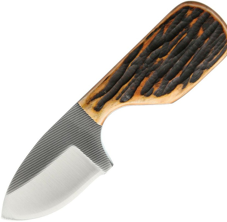 Reliable Quality Azbuajb Anza Fixed Blade Knife Amber Bone | * Hot