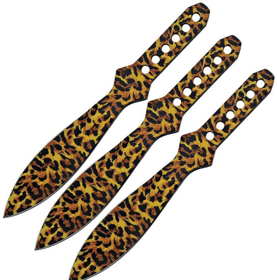 Quick Delivery Cn211414Ct Throwing Knife Set Cheetah | * Clearance