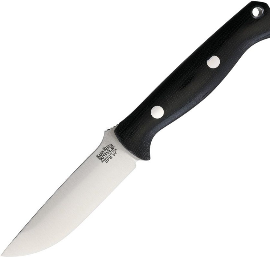 Closeout Sale Ba07027Mbc Bark River Bravo Edc 3V Knife Black Canvas | * Clearance