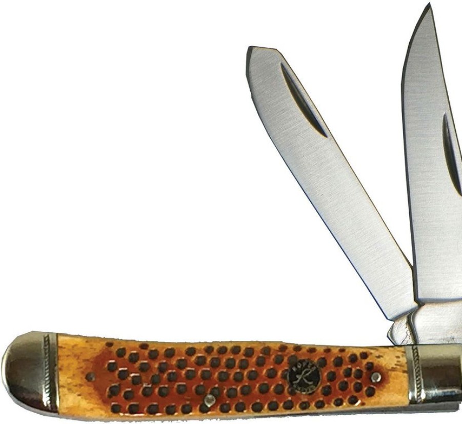 Top Sellers Rp0002Cpv Roper Pit Viper Trapper Pocket Knife | * Clearance