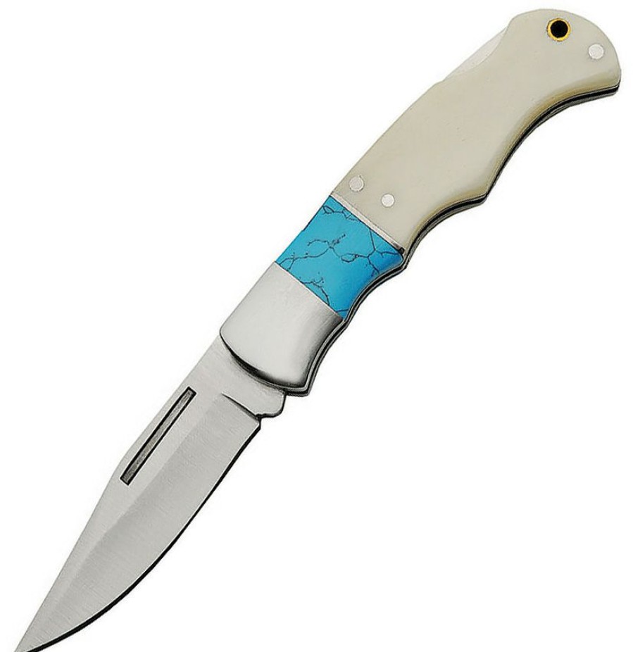 Lower Prices Cn211449Bo Lockback Pocket Knife White Bone | * Hot