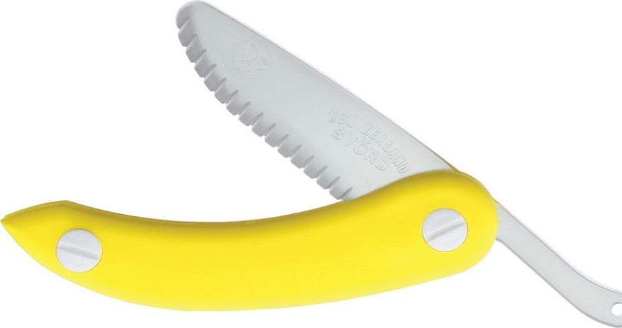 Top Selling Svzm3Yn Svord Zero Metal Peasant Pocket Knife Yellow New | * Best